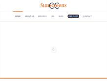 Tablet Screenshot of ccsunscreens.com